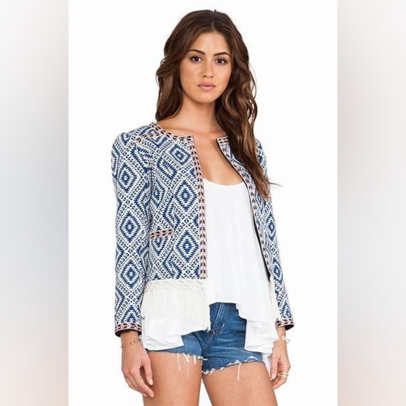 Tularosa Santa Fe Fringe Jacket in Diamondback - Picture 1 of 17